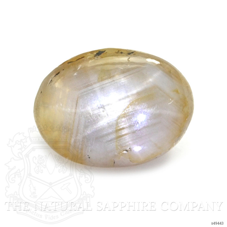 1.71 Ct. Yellow Cabochon Star Sapphire from Ceylon (Sri Lanka)