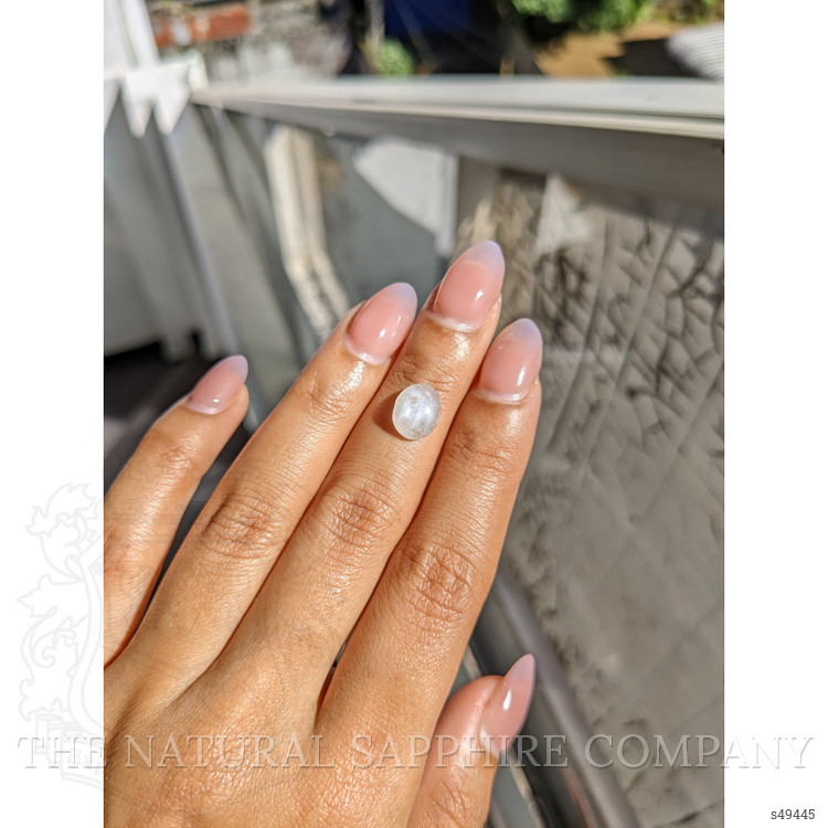 2.84 Ct. Grey Cabochon Sapphire from Ceylon (Sri Lanka)