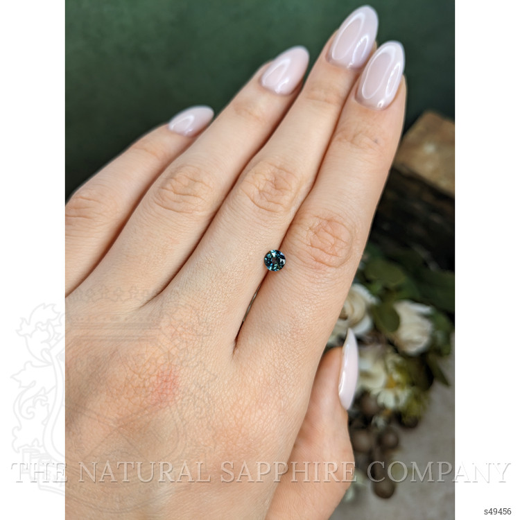 0.52 Ct. Greenish Blue Sapphire from Ceylon (Sri Lanka)
