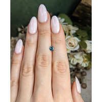 0.52 Ct. Greenish Blue Sapphire from Ceylon (Sri Lanka) Life Style