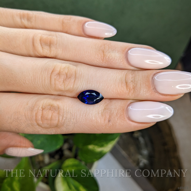 3.29 Ct. Blue Sapphire from Ceylon (Sri Lanka)