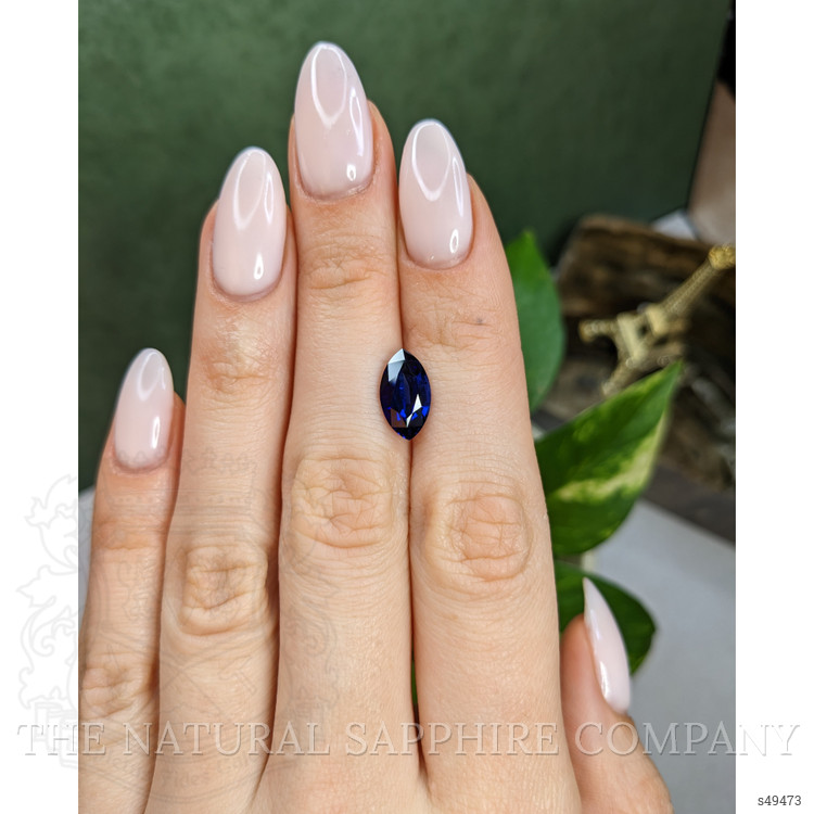 3.29 Ct. Blue Sapphire from Ceylon (Sri Lanka)