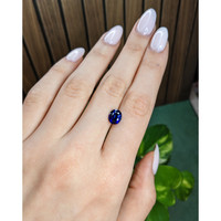 2.73 Ct. Blue Sapphire from Ceylon (Sri Lanka) Life Style