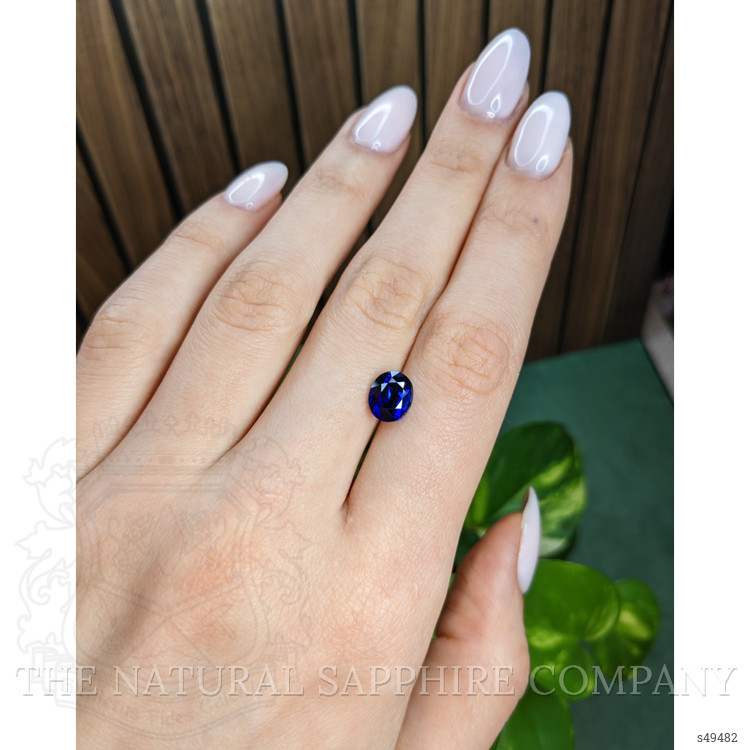 2.73 Ct. Blue Sapphire from Ceylon (Sri Lanka)