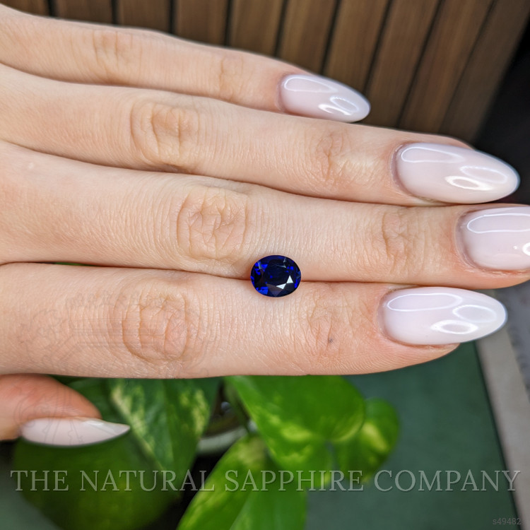 2.73 Ct. Blue Sapphire from Ceylon (Sri Lanka)