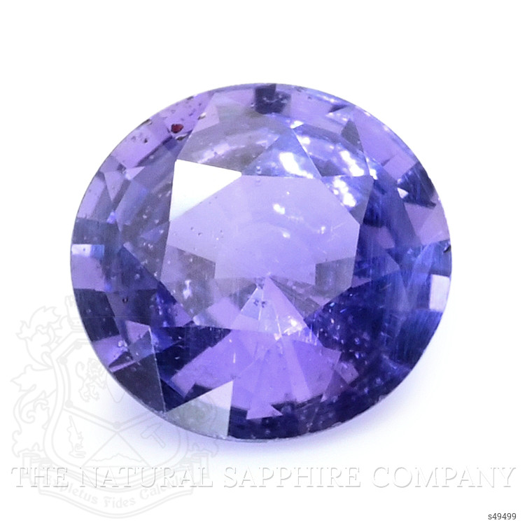 0.74 Ct. Bluish Purple Sapphire from Ceylon (Sri Lanka)