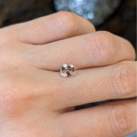 1.12 Ct. Peach Sapphire from Ceylon (Sri Lanka) Life Style