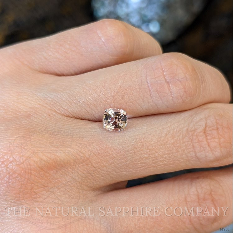 1.12 Ct. Peach Sapphire from Ceylon (Sri Lanka)