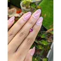 1.11 Ct. Purplish Pink Sapphire from Ceylon (Sri Lanka) Life Style