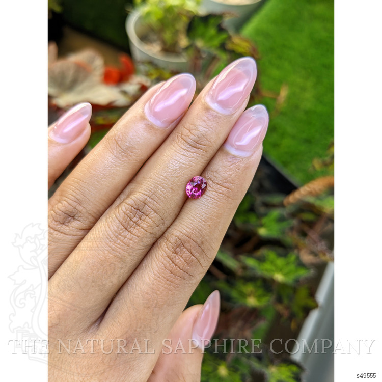 1.11 Ct. Purplish Pink Sapphire from Ceylon (Sri Lanka)