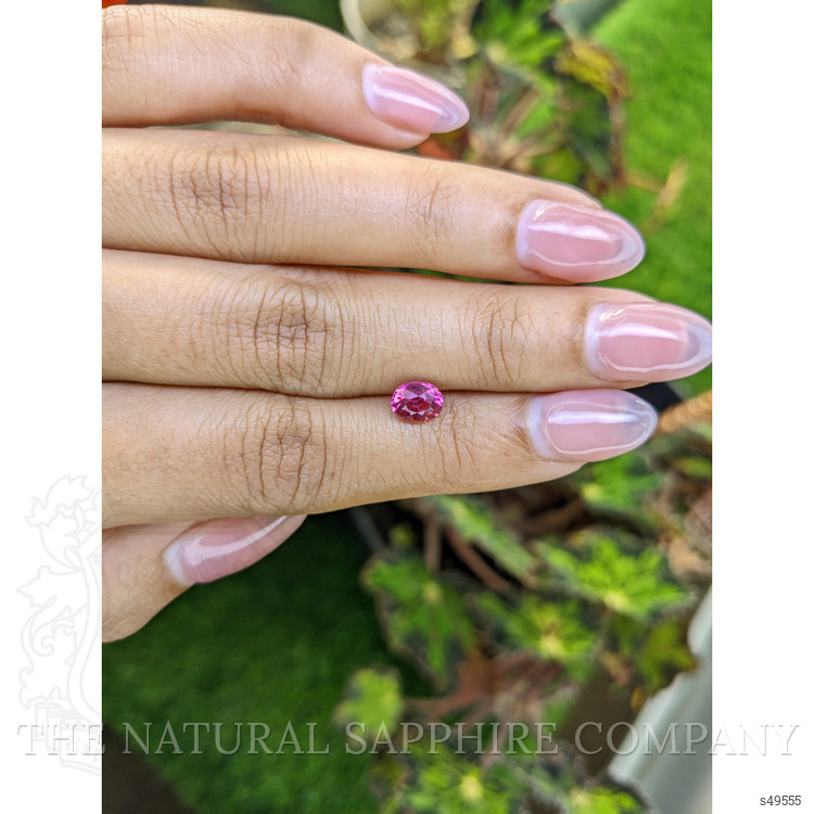 1.11 Ct. Purplish Pink Sapphire from Ceylon (Sri Lanka)