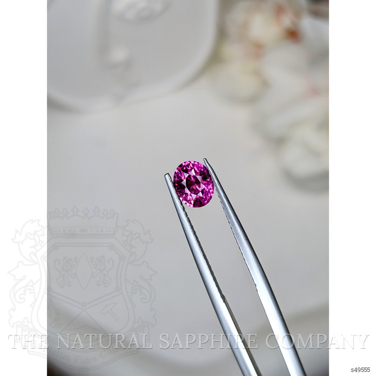 1.11 Ct. Purplish Pink Sapphire from Ceylon (Sri Lanka)