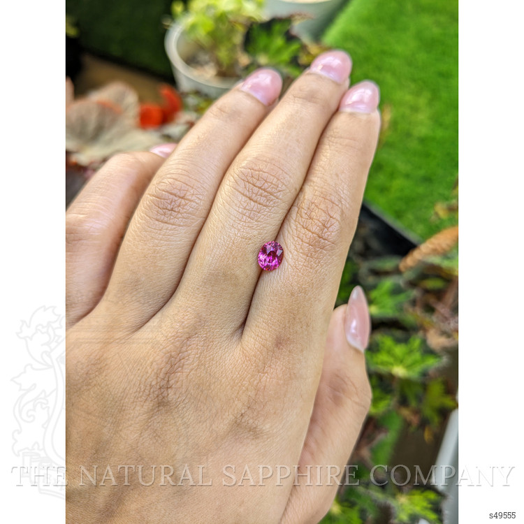 1.11 Ct. Purplish Pink Sapphire from Ceylon (Sri Lanka)