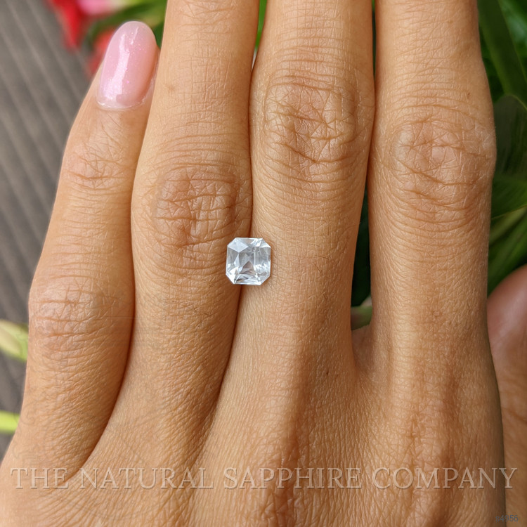 1.36 Ct. White Sapphire from Ceylon (Sri Lanka)