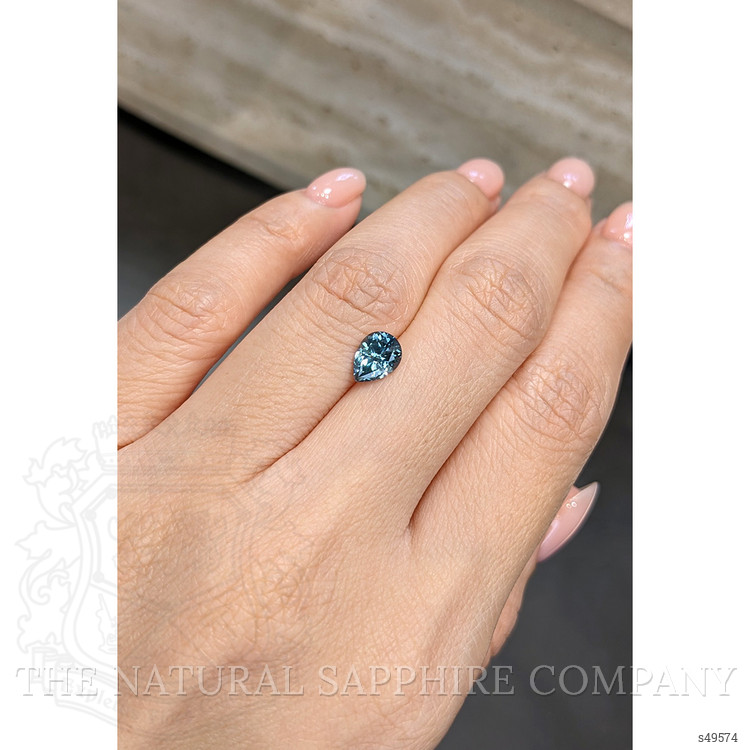 1.16 Ct. Greenish Blue Sapphire from Montana