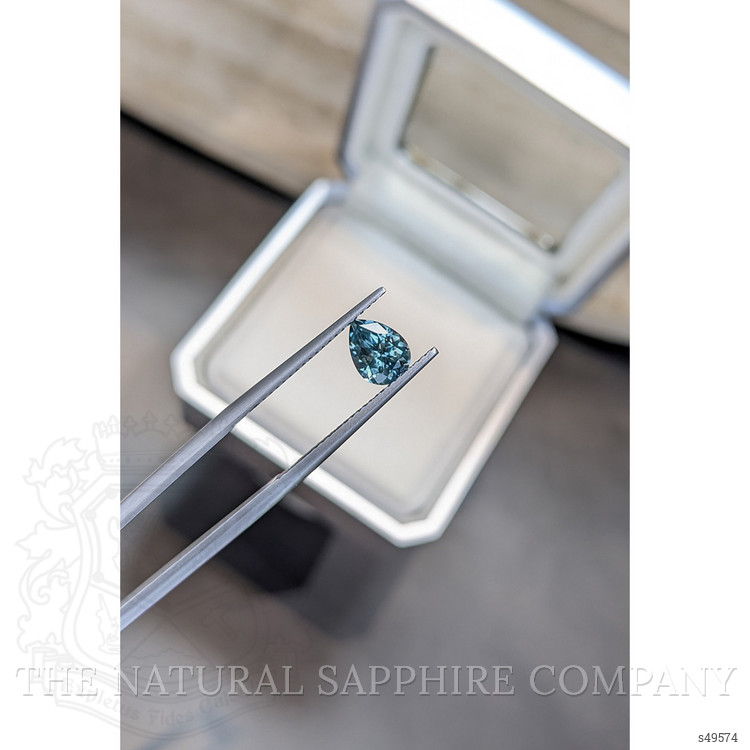 1.16 Ct. Greenish Blue Sapphire from Montana