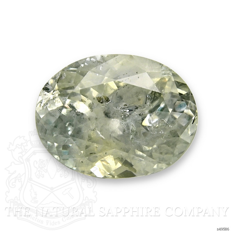 1.05 Ct. Greenish Yellow Sapphire from Ceylon (Sri Lanka)