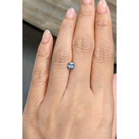 0.61 Ct. Bluish Grey Sapphire from Montana Life Style