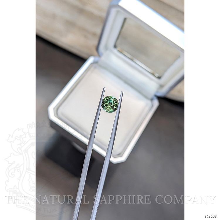 1.78 Ct. Bluish Green Sapphire from Montana