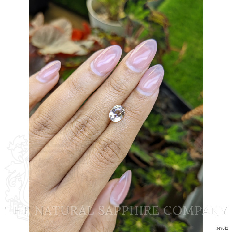 2.25 Ct. Peach Sapphire from Ceylon (Sri Lanka)