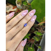 1.27 Ct. Violet Sapphire from Ceylon (Sri Lanka) Life Style