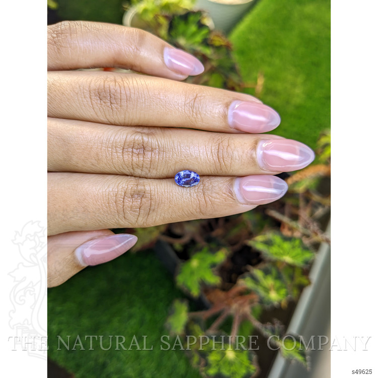 1.27 Ct. Violet Sapphire from Ceylon (Sri Lanka)