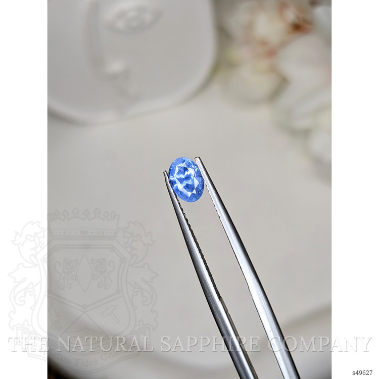1.08 Ct. Blue Sapphire from Ceylon (Sri Lanka)