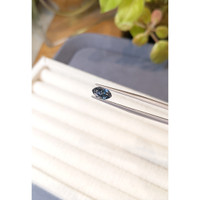 1.11 Ct. Bluish Grey Sapphire from Montana Life Style