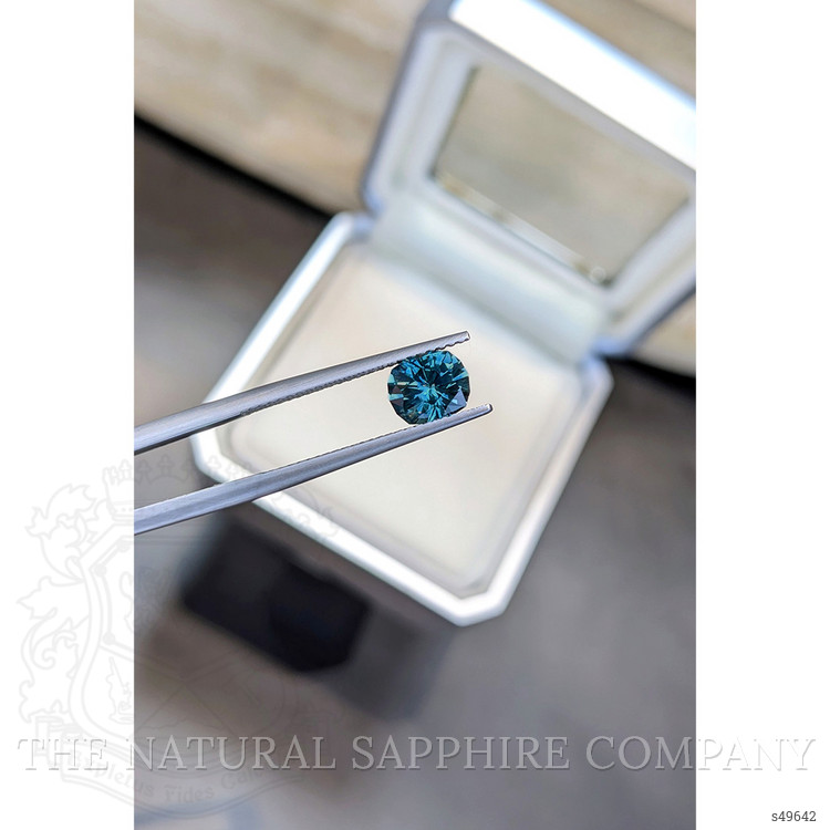 1.49 Ct. Bluish Green Sapphire from Montana
