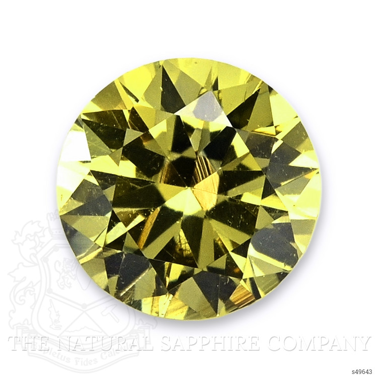 0.72 Ct. Yellow Sapphire from Montana