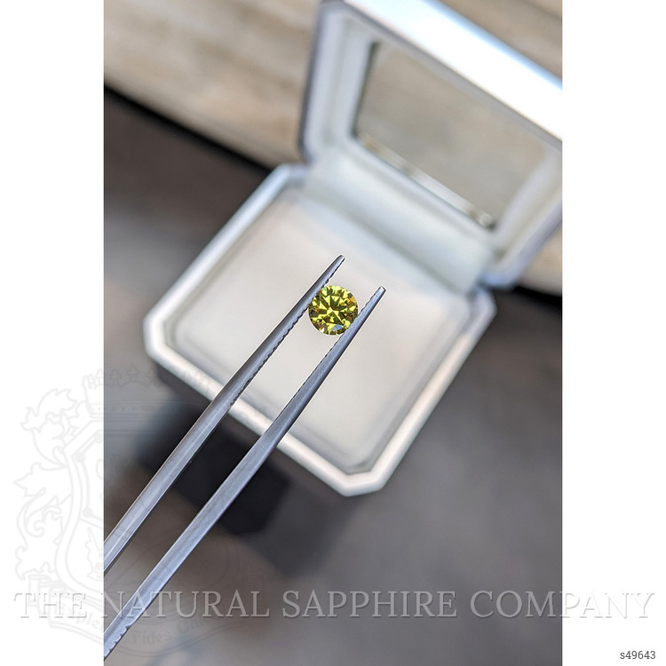 0.72 Ct. Yellow Sapphire from Montana