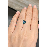 1.27 Ct. Greenish Blue Sapphire from Montana Life Style