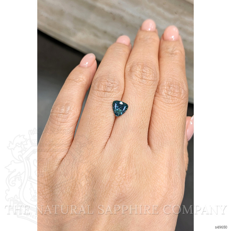 1.27 Ct. Greenish Blue Sapphire from Montana