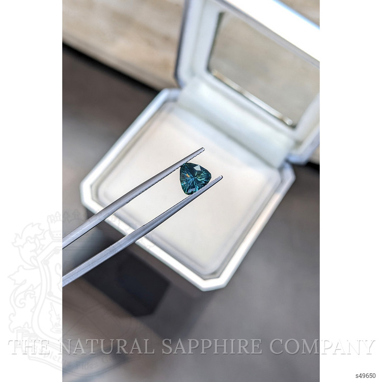 1.27 Ct. Greenish Blue Sapphire from Montana