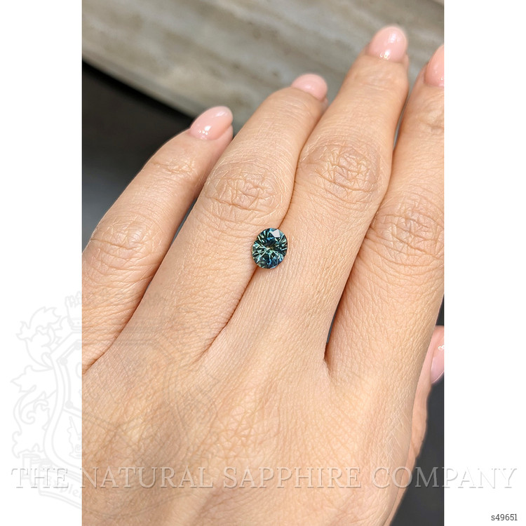 1.20 Ct. Bluish Green Sapphire from Montana