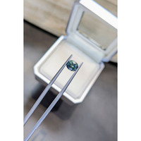 1.20 Ct. Bluish Green Sapphire from Montana Life Style