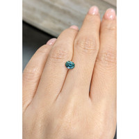 0.86 Ct. Bluish Green Sapphire from Montana Life Style