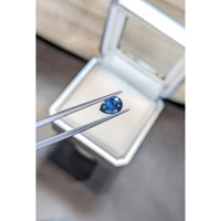 1.18 Ct. Greenish Blue Sapphire from Montana Life Style