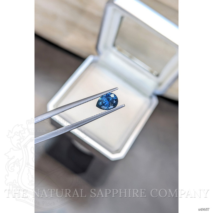 1.18 Ct. Greenish Blue Sapphire from Montana