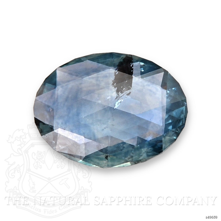 0.79 Ct. Greenish Blue Sapphire from Montana