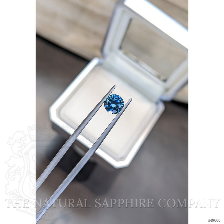 1.33 Ct. Bluish Green Sapphire from Montana