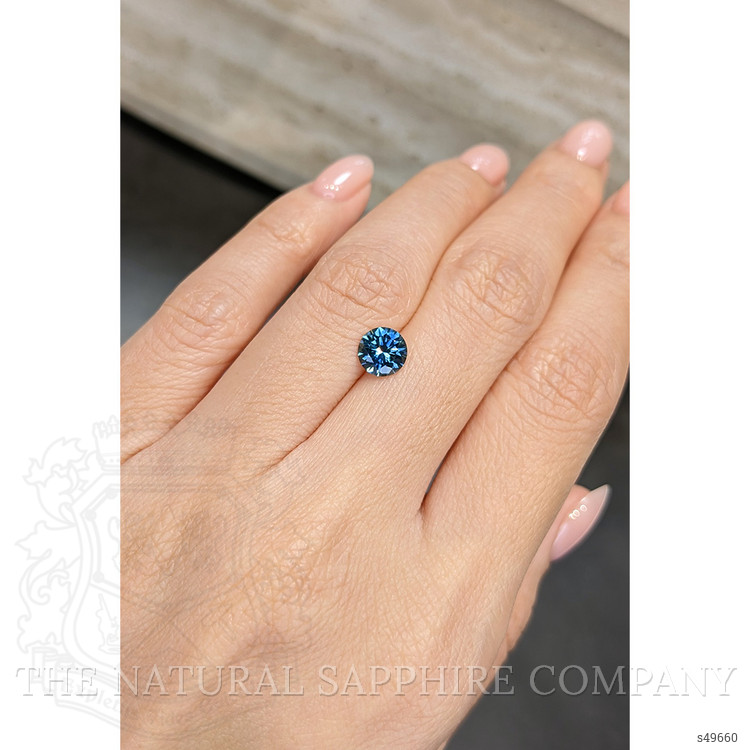 1.33 Ct. Bluish Green Sapphire from Montana