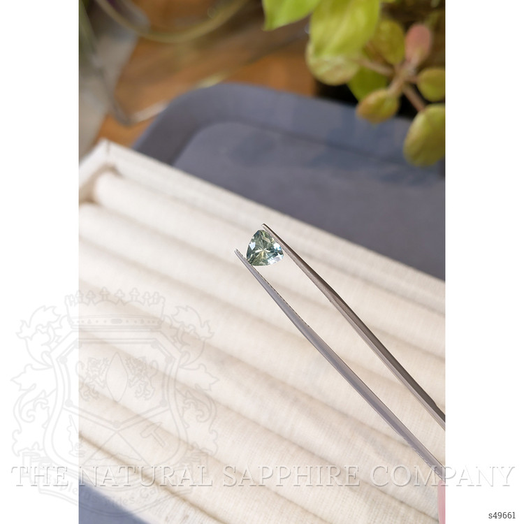 1.37 Ct. Green Sapphire from Montana