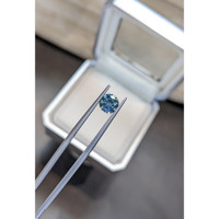 1.22 Ct. Bluish Green Sapphire from Montana Life Style