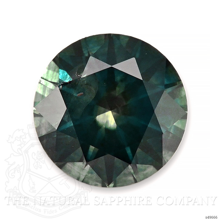 1.59 Ct. Bluish Green Sapphire from Montana