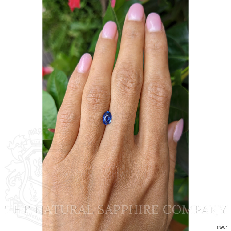 1.10 Ct. Blue Sapphire from Ceylon (Sri Lanka)