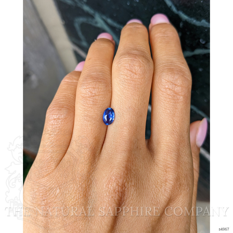 1.10 Ct. Blue Sapphire from Ceylon (Sri Lanka)