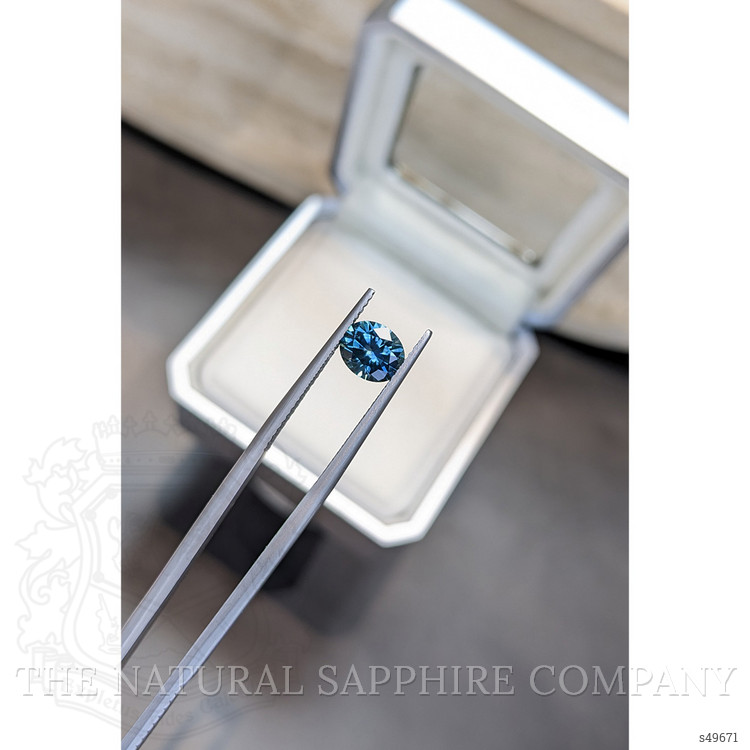 1.55 Ct. Greenish Blue Sapphire from Montana