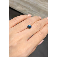 1.55 Ct. Greenish Blue Sapphire from Montana Life Style
