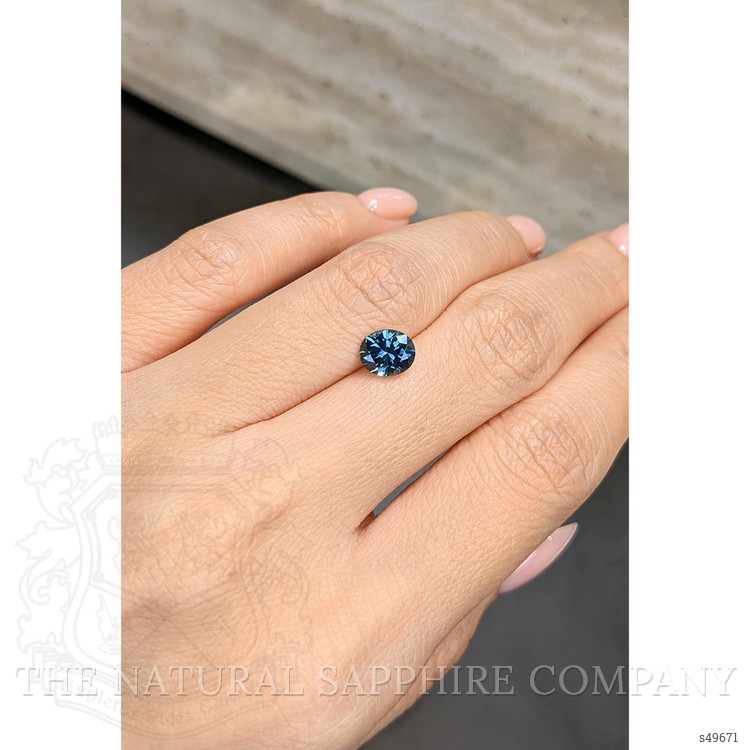 1.55 Ct. Greenish Blue Sapphire from Montana